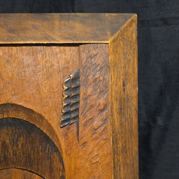 Rustic Brown Wooden Wall Art - FOLK ART - Picture 4 of 11